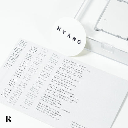 HYANG - "All We Have Is Not What We Need" - KiTalbum